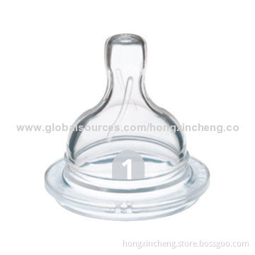 FDA and LFGB approved silicone baby bottle nipples